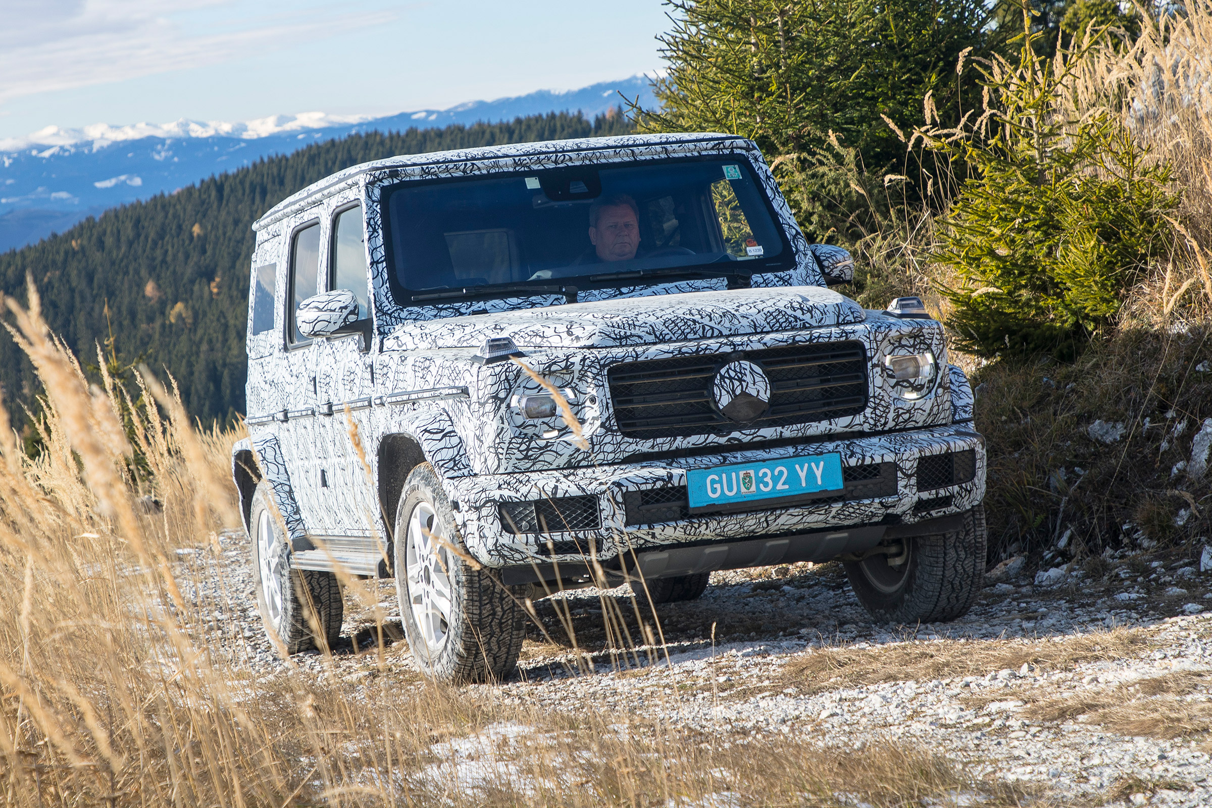 Mercedes G-Class prototype - front