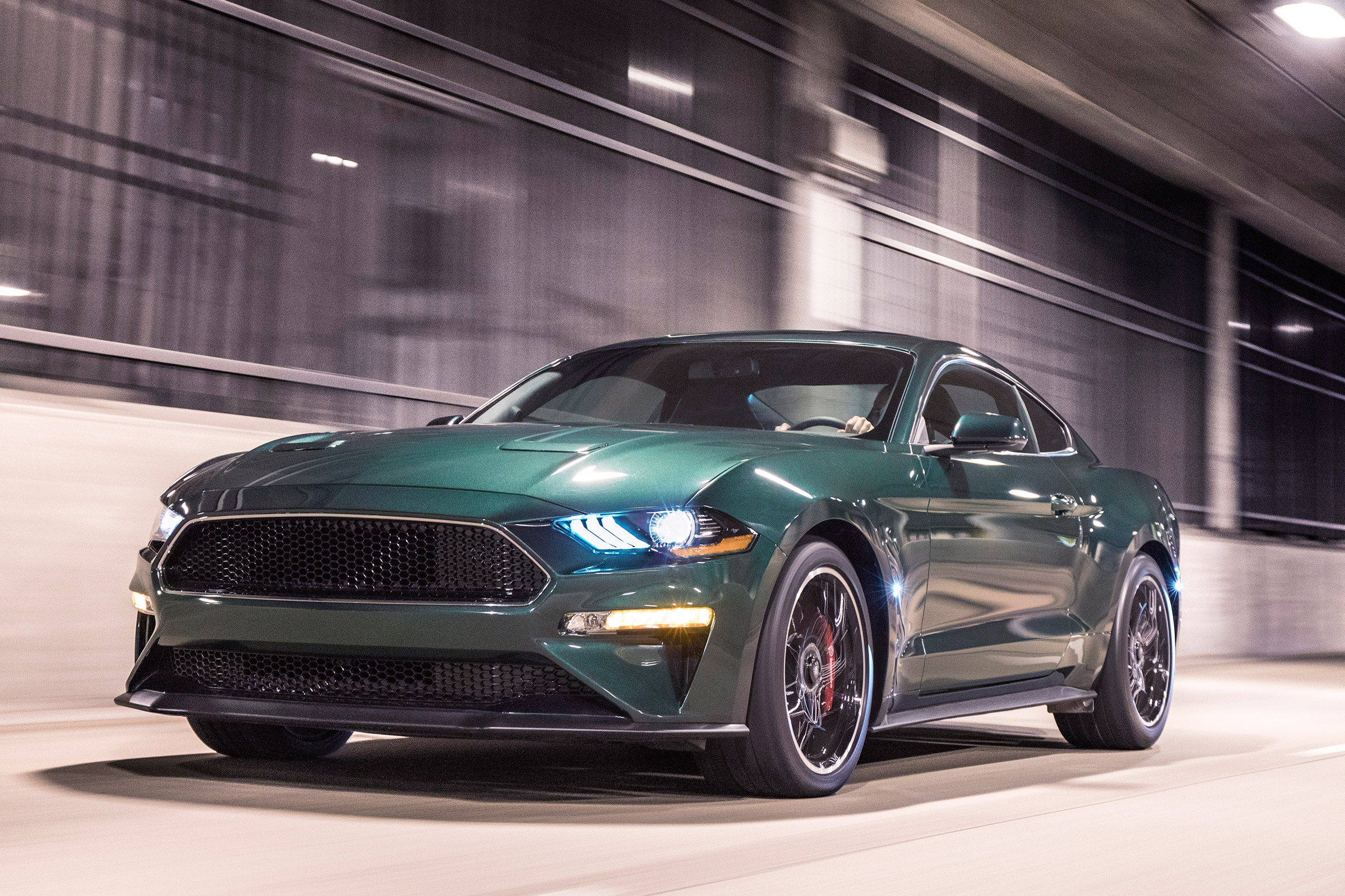 Ford Bullitt Mustang GT - front action