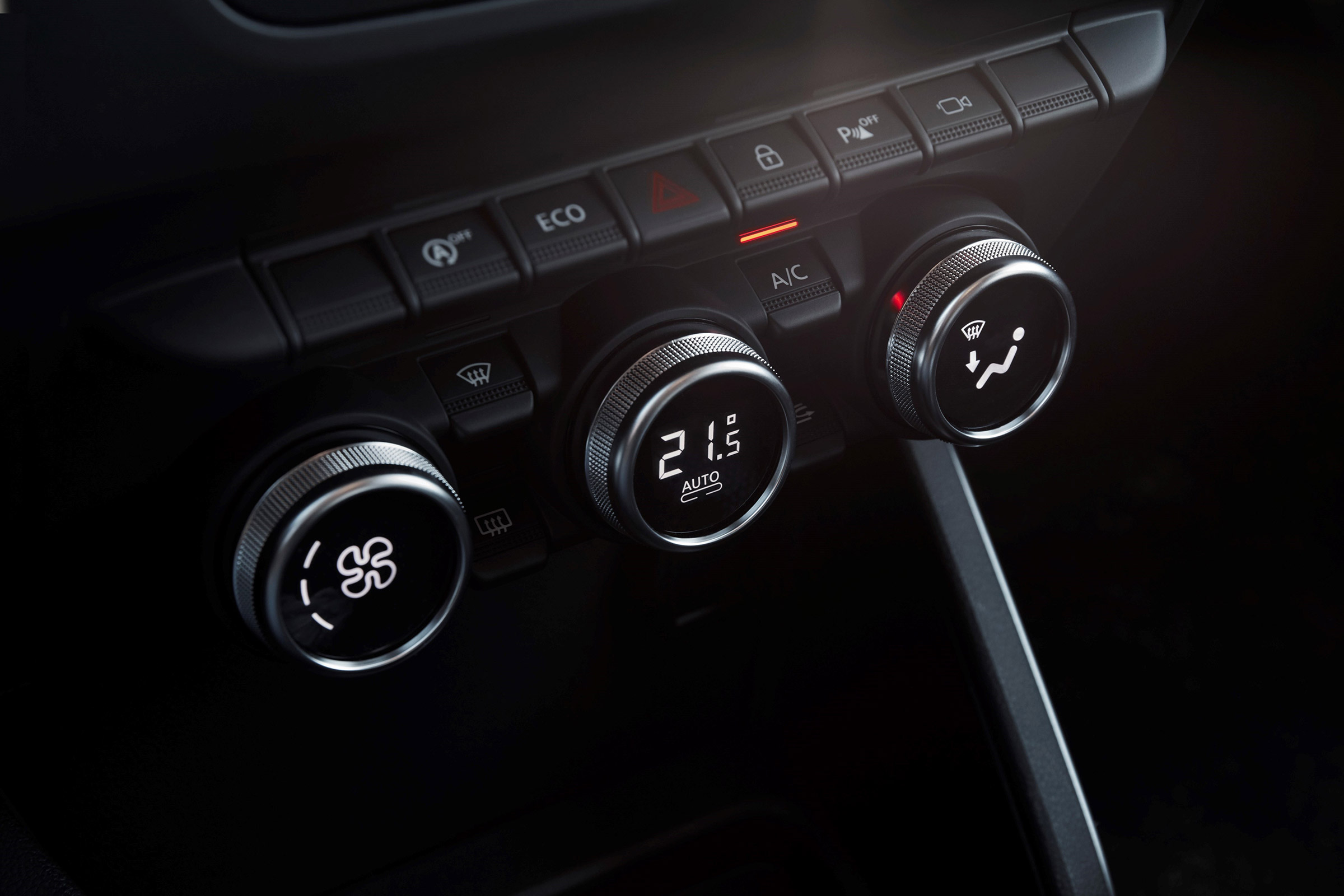 Dacia Duster - centre console