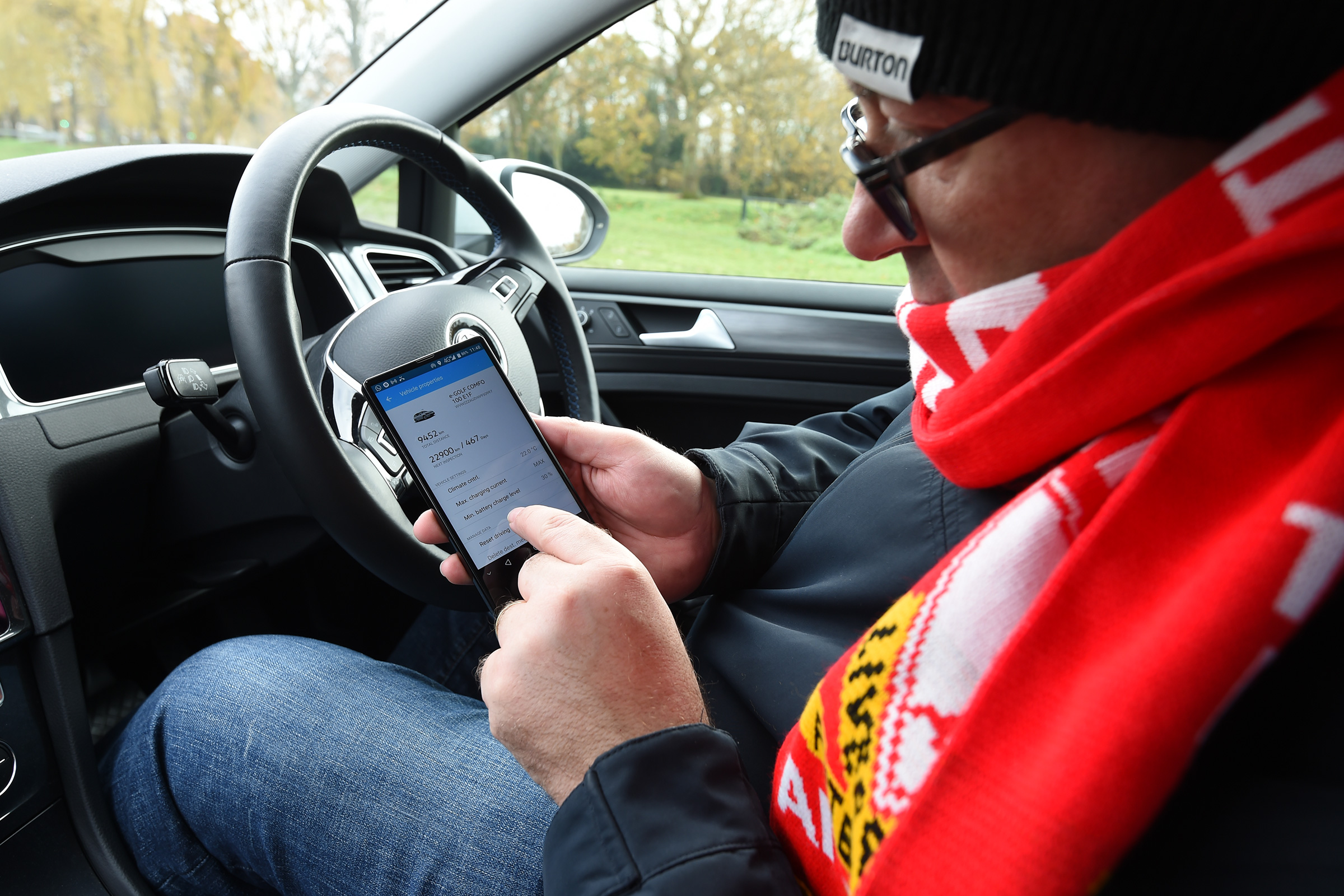 Volkswagen e-Golf long-term test - Net-Car app