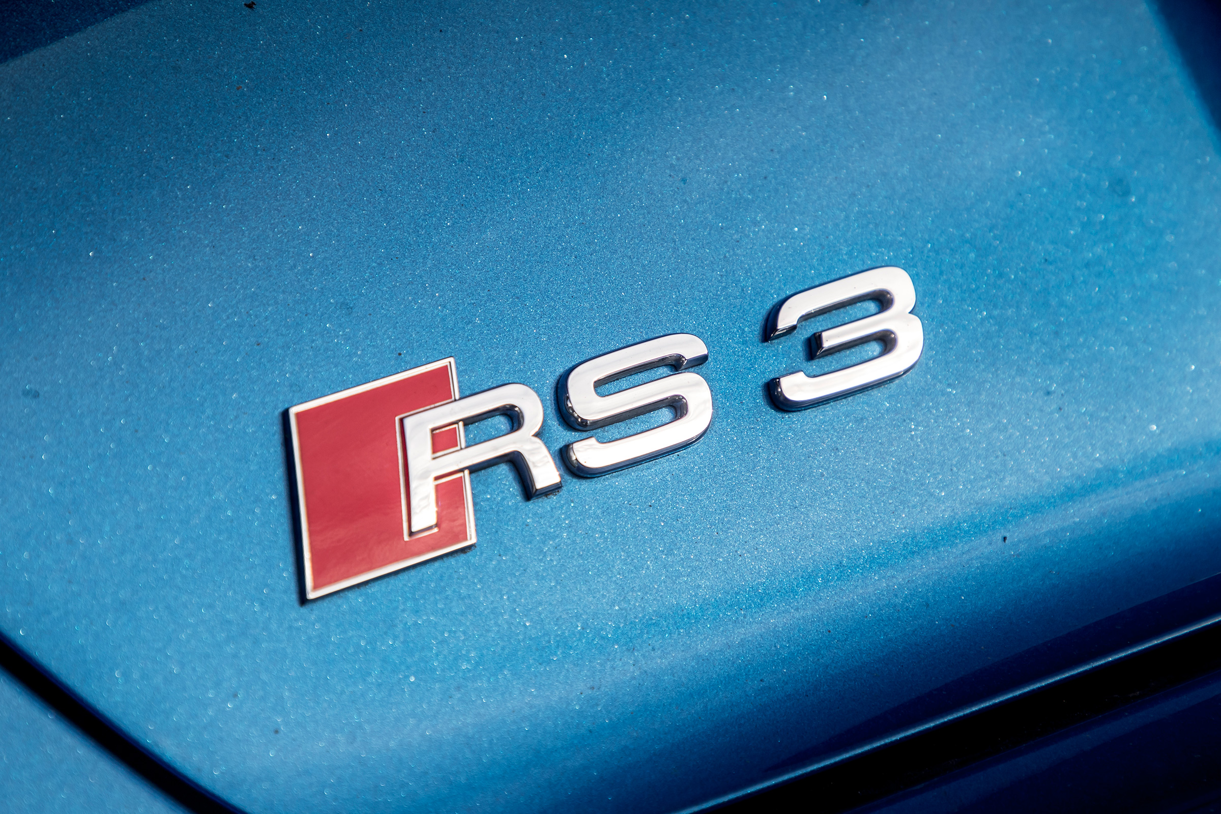 Audi RS3 long-term test review - badge