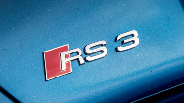 Audi RS3 long-term test review - badge