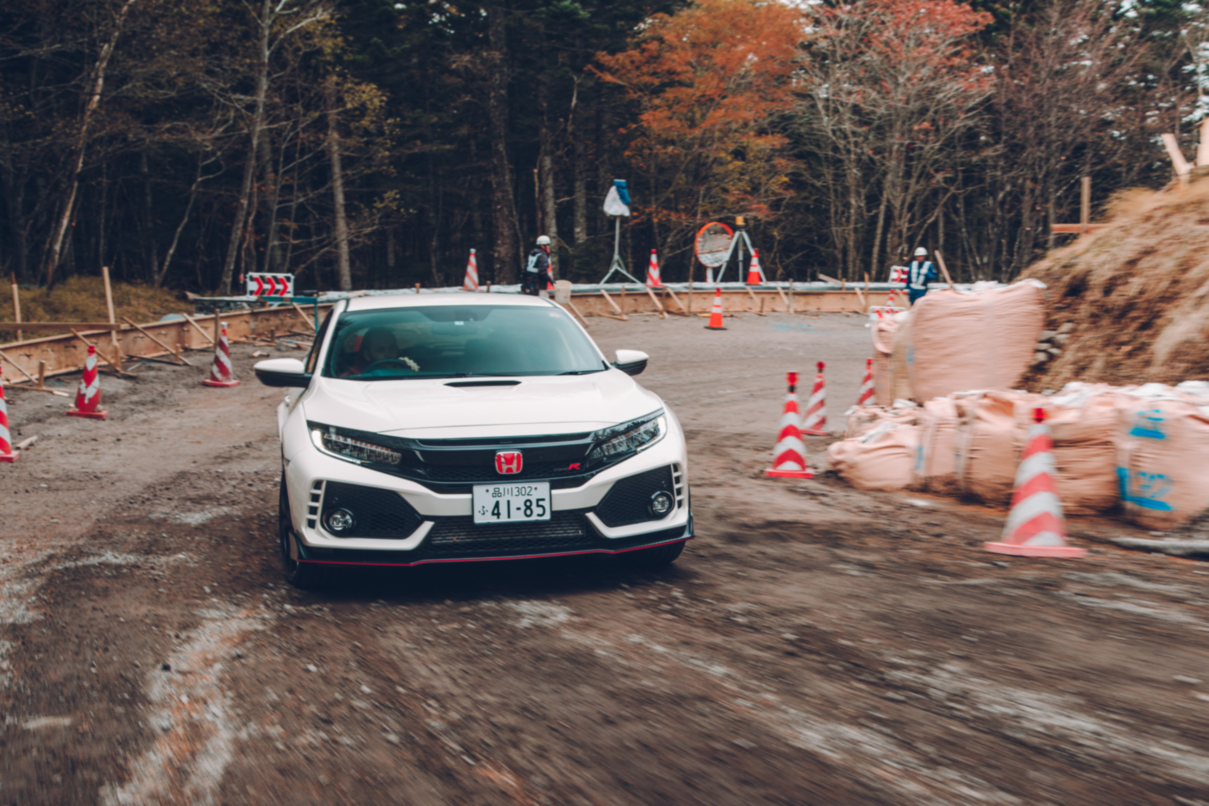 Honda Civic Type R rallying