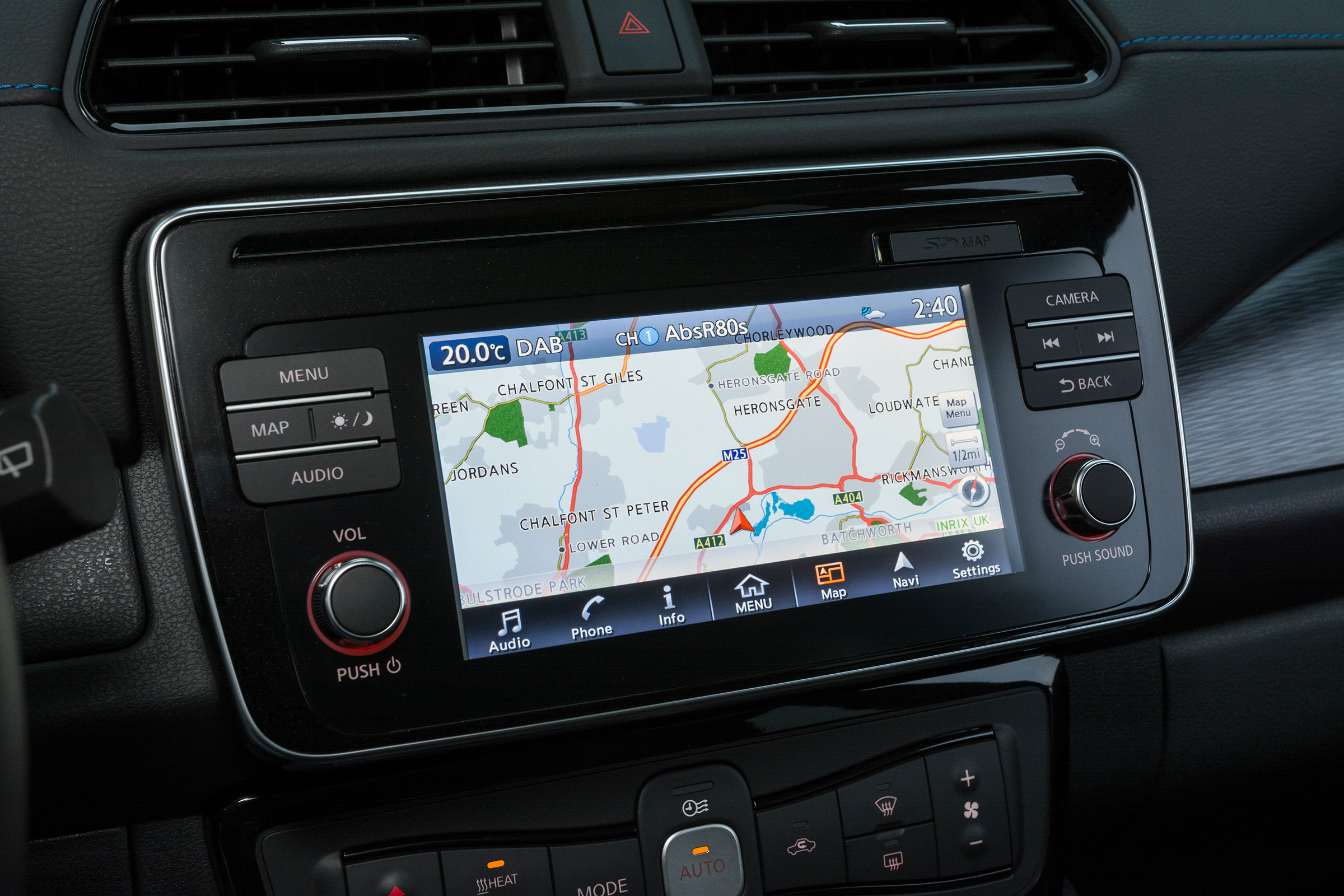 Nissan Leaf - sat-nav