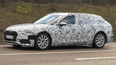 Audi A6 Avant spies side front