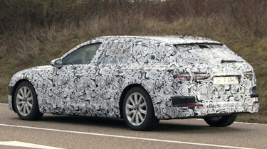 Audi A6 Avant spies side rear