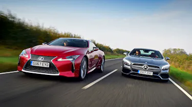 Lexus LC 500h vs Mercedes SL 400 - header