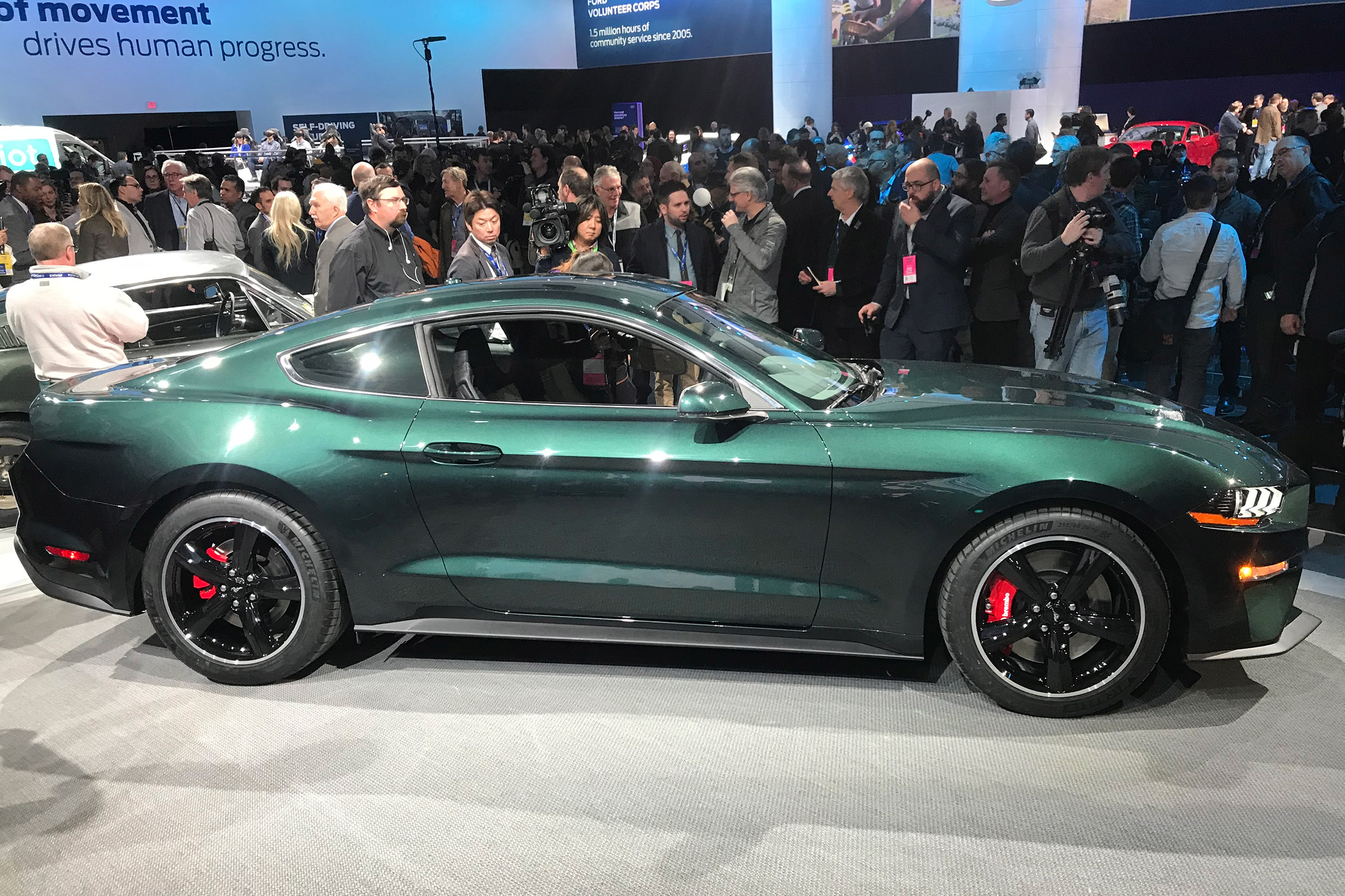 Ford Bullitt Mustang GT - Detroit side
