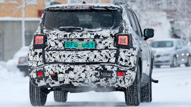 Jeep Renegade spy shot rear
