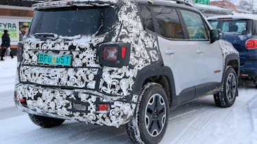 Jeep Renegade spy shot rear