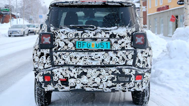Jeep Renegade spy shot rear