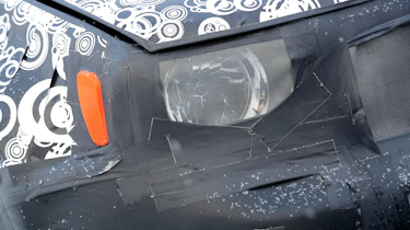 Jeep Renegade spy shot headlight