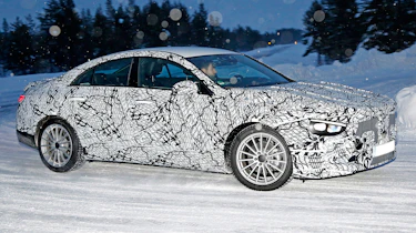 Mercedes CLA spied - side