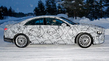 Mercedes CLA spied - side