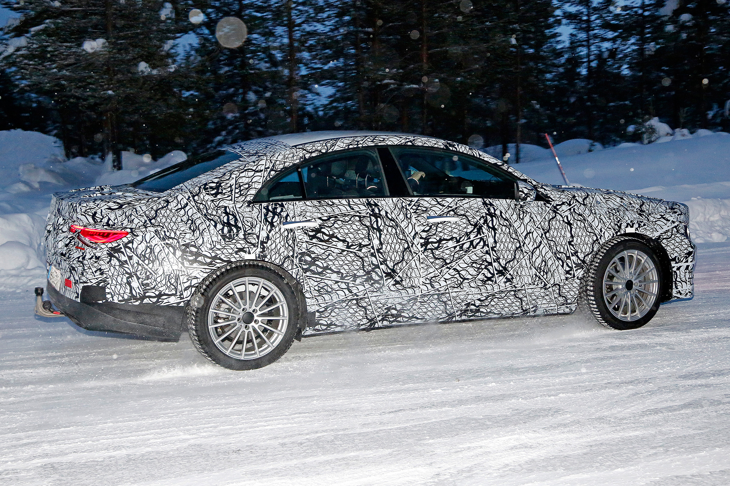 Mercedes CLA spied - side