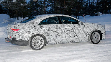 Mercedes CLA spied - side