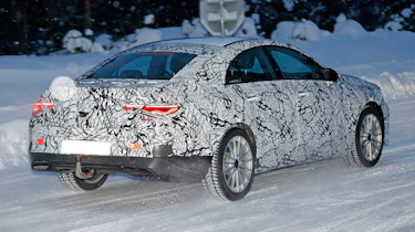 Mercedes CLA spied - rear
