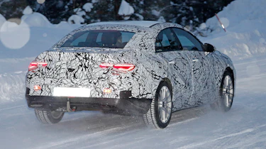 Mercedes CLA spied - rear