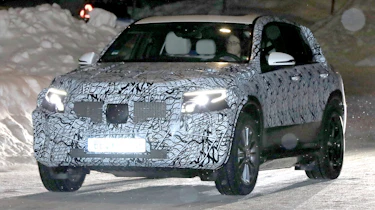 Mercedes EQ C spied front