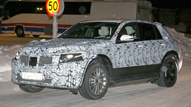 Mercedes EQ C spied front side