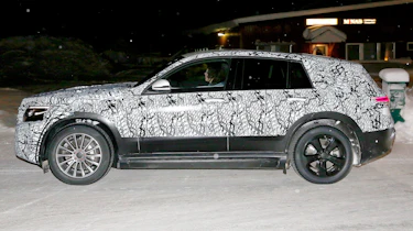 Mercedes EQ C spied side