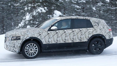 Mercedes EQ C spy side profile