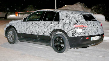 Mercedes EQ C spied rear side