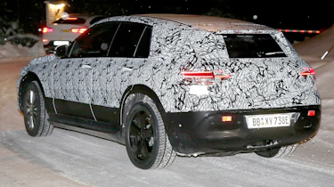 Mercedes EQ C spied rear
