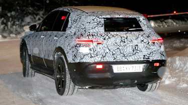 Mercedes EQ C spied back