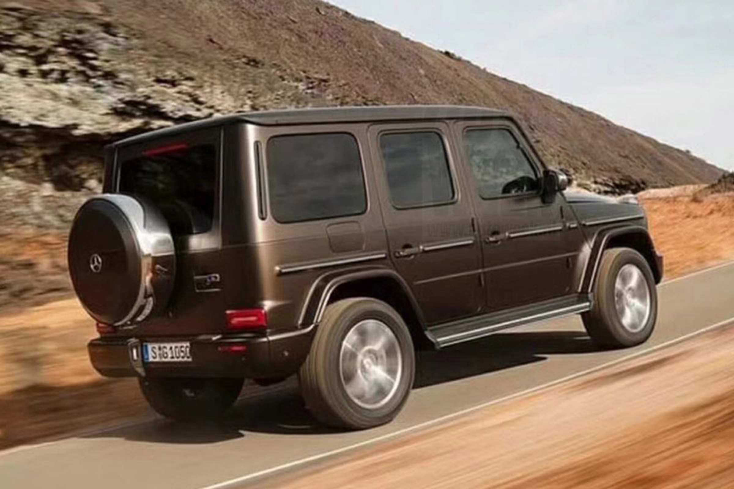 Mercedes G-Class leaked rear quarter
