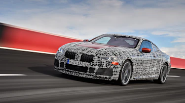 New BMW 8 Series spy shots front