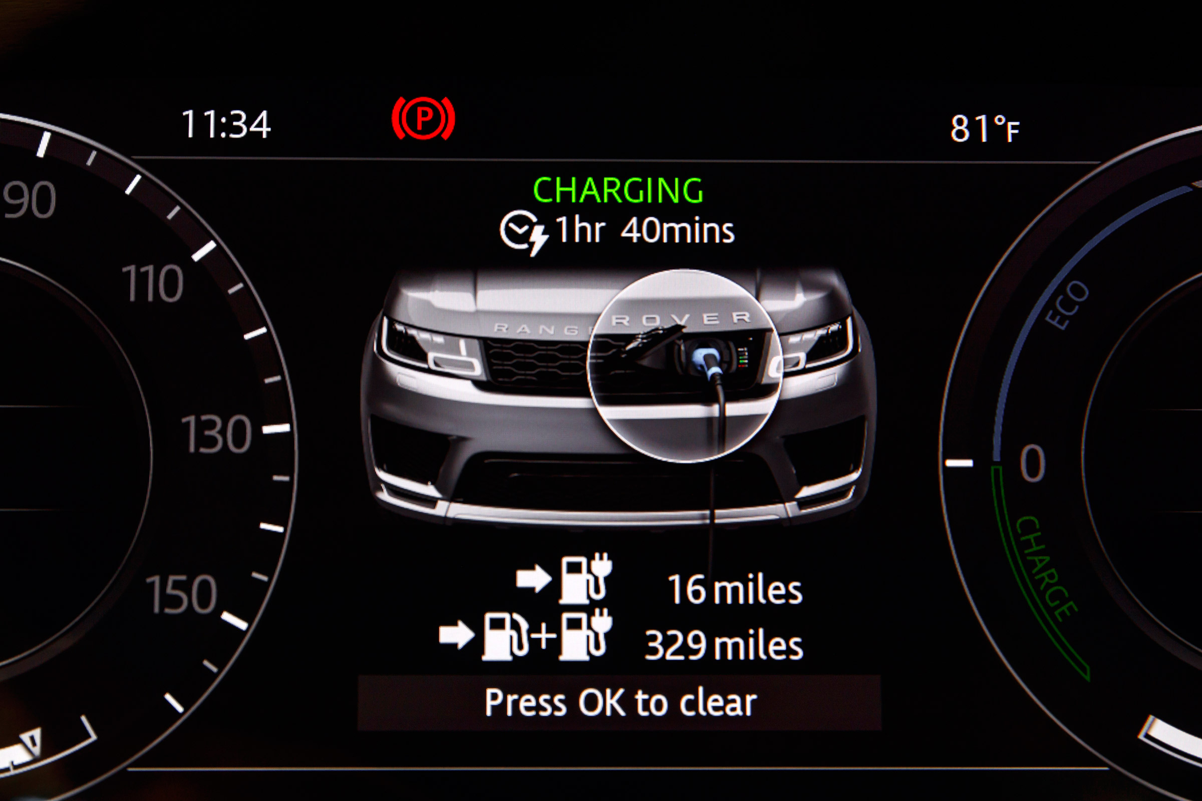 Range Rover Sport PHEV - charge