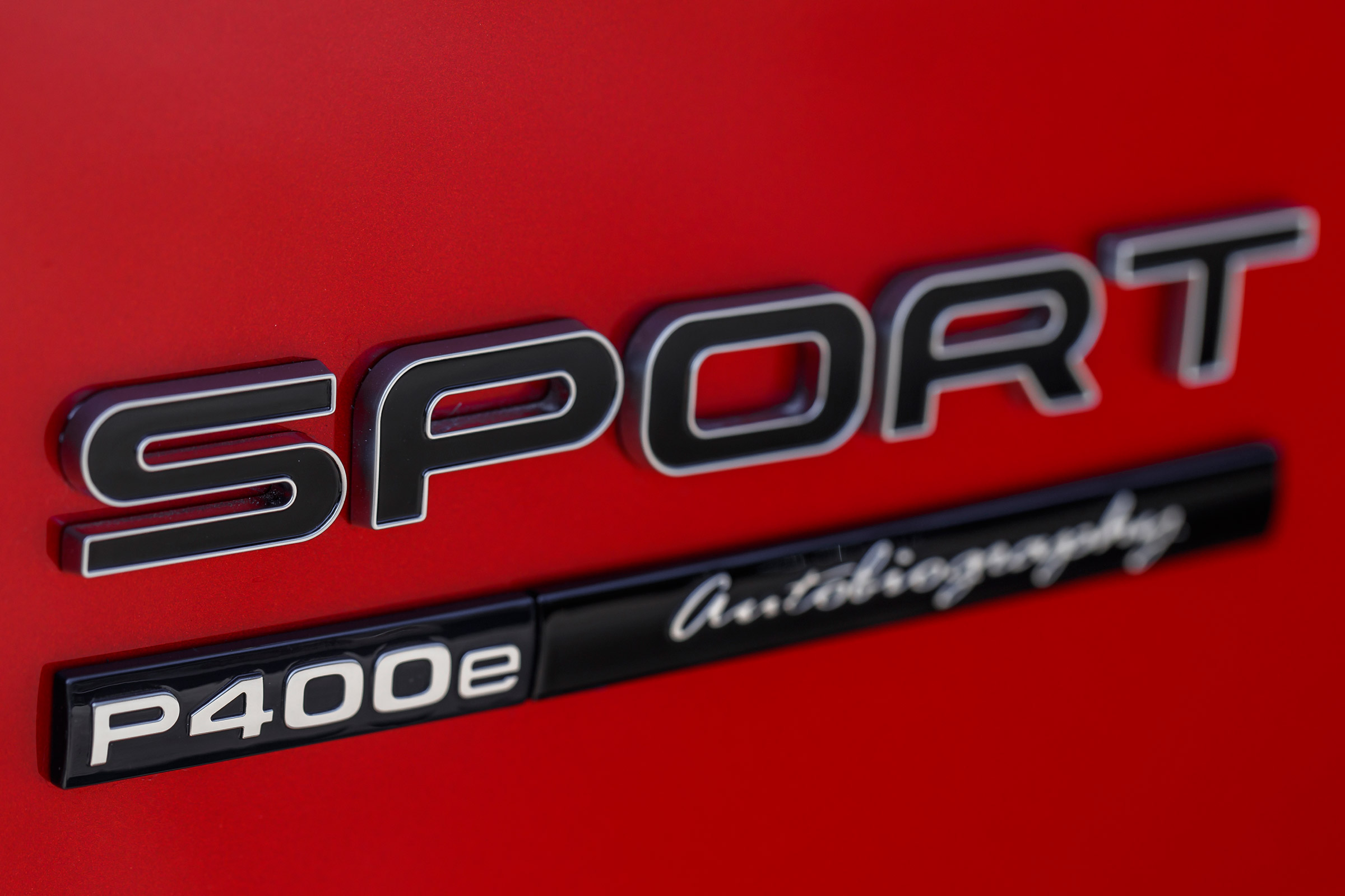 Range Rover Sport PHEV - badge