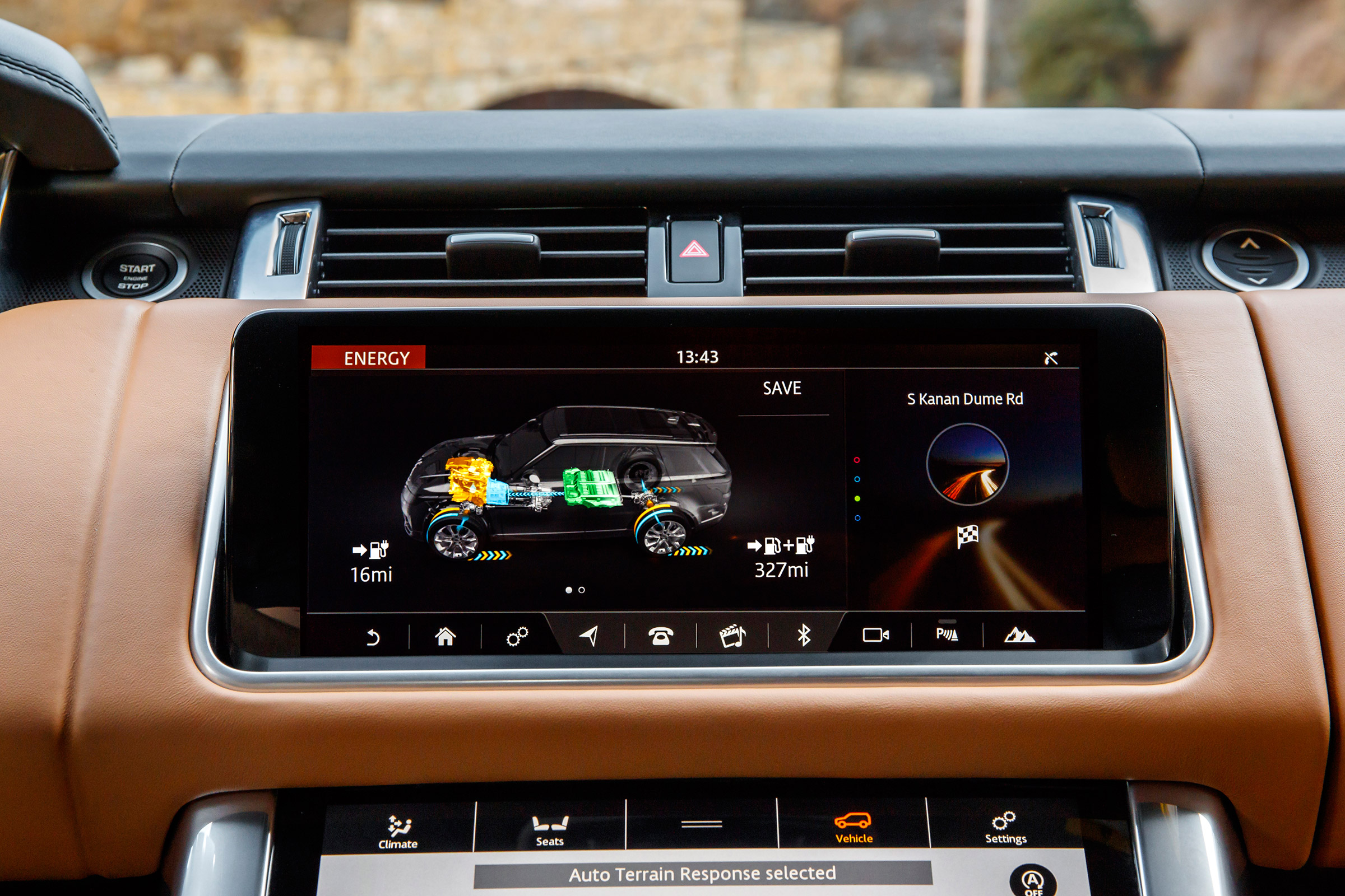 Range Rover Sport PHEV - infotainment