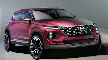 2019 Hyundai Santa Fe rendering - front