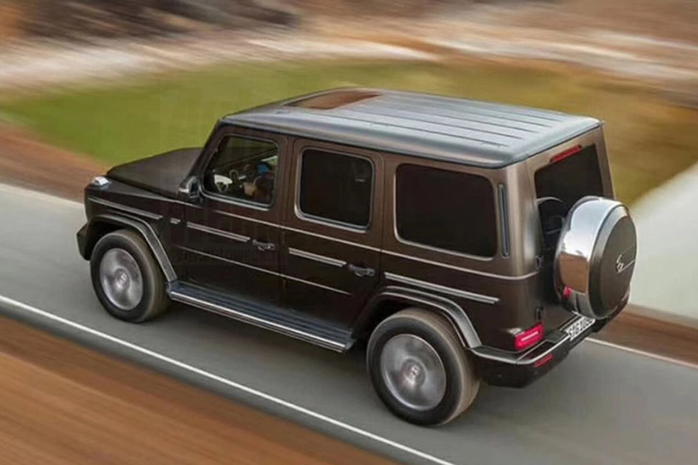 Mercedes G-Class leaked rear quarter
