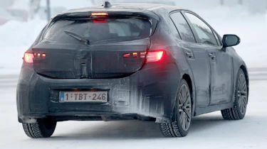 Toyota Auris spy shot 2018 rear