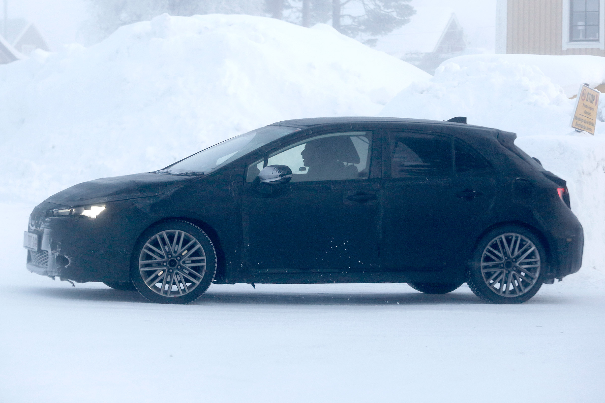 Toyota Auris spy shot 2018 side