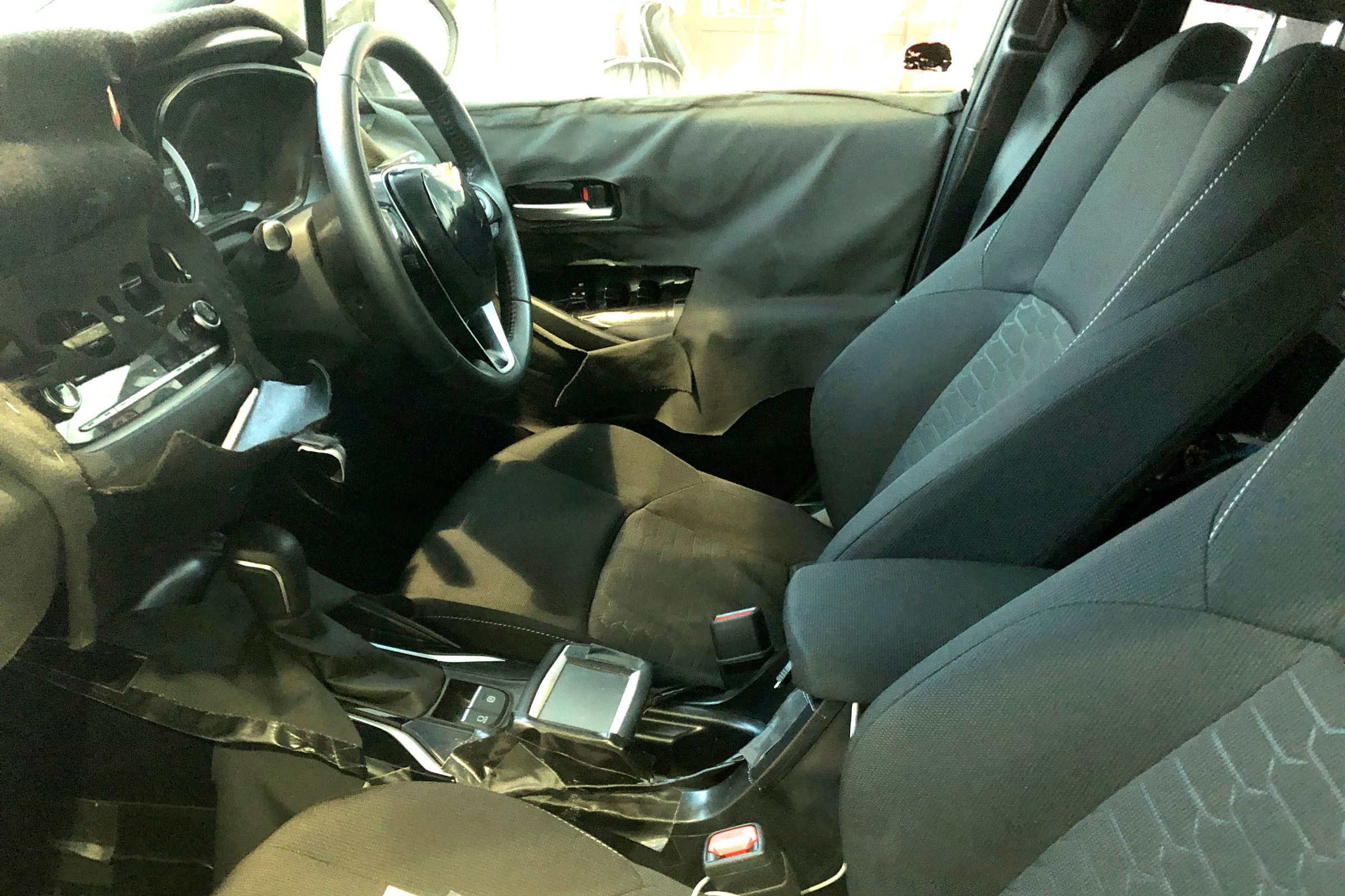 Toyota Auris spy shot 2018 interior