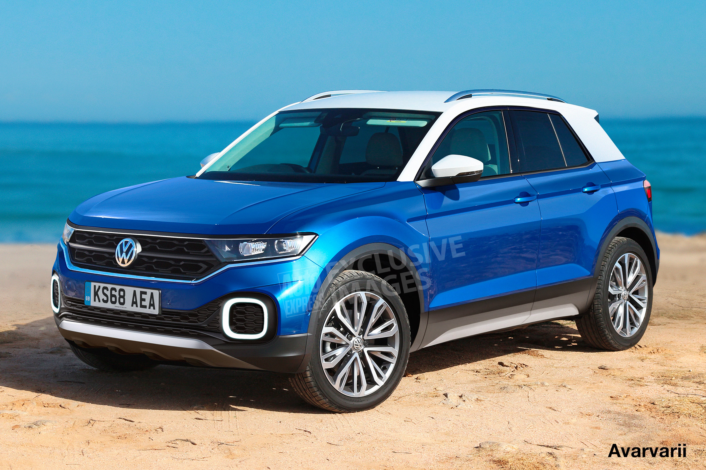 Volkswagen T-Cross SUV - front (watermarked)