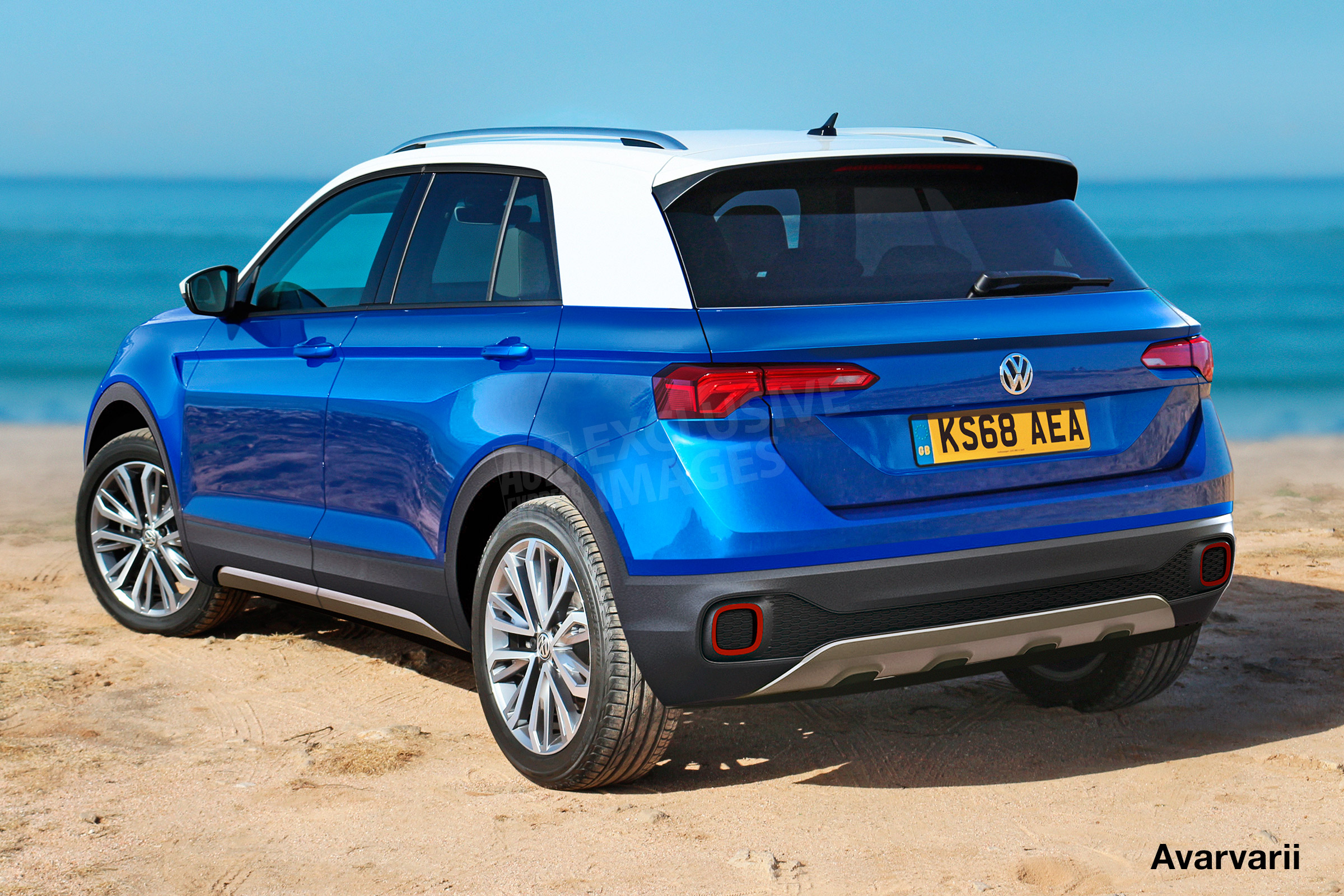 Volkswagen T-Cross SUV - rear (watermarked)