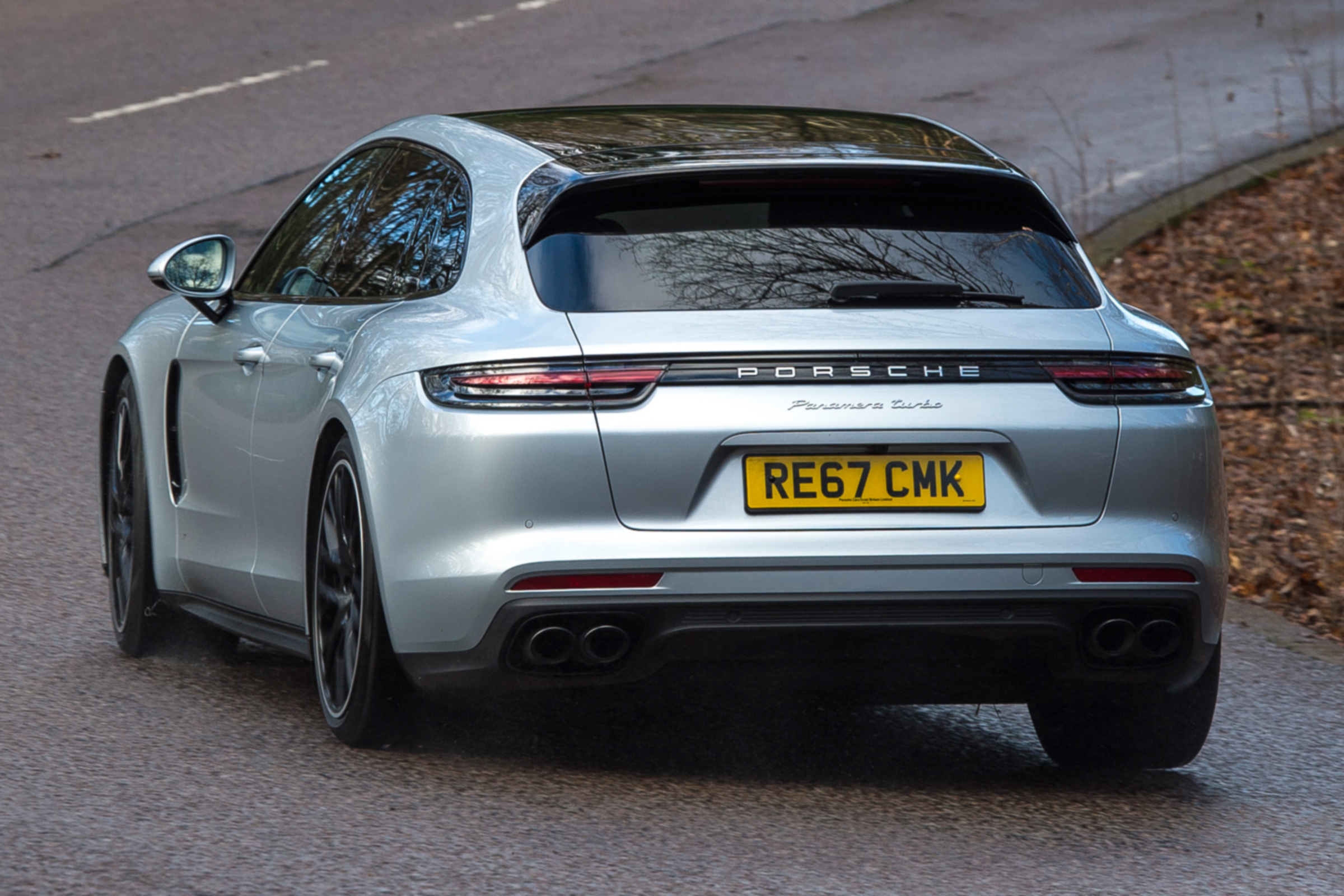 Porsche Panamera Sport Turismo rear cornering