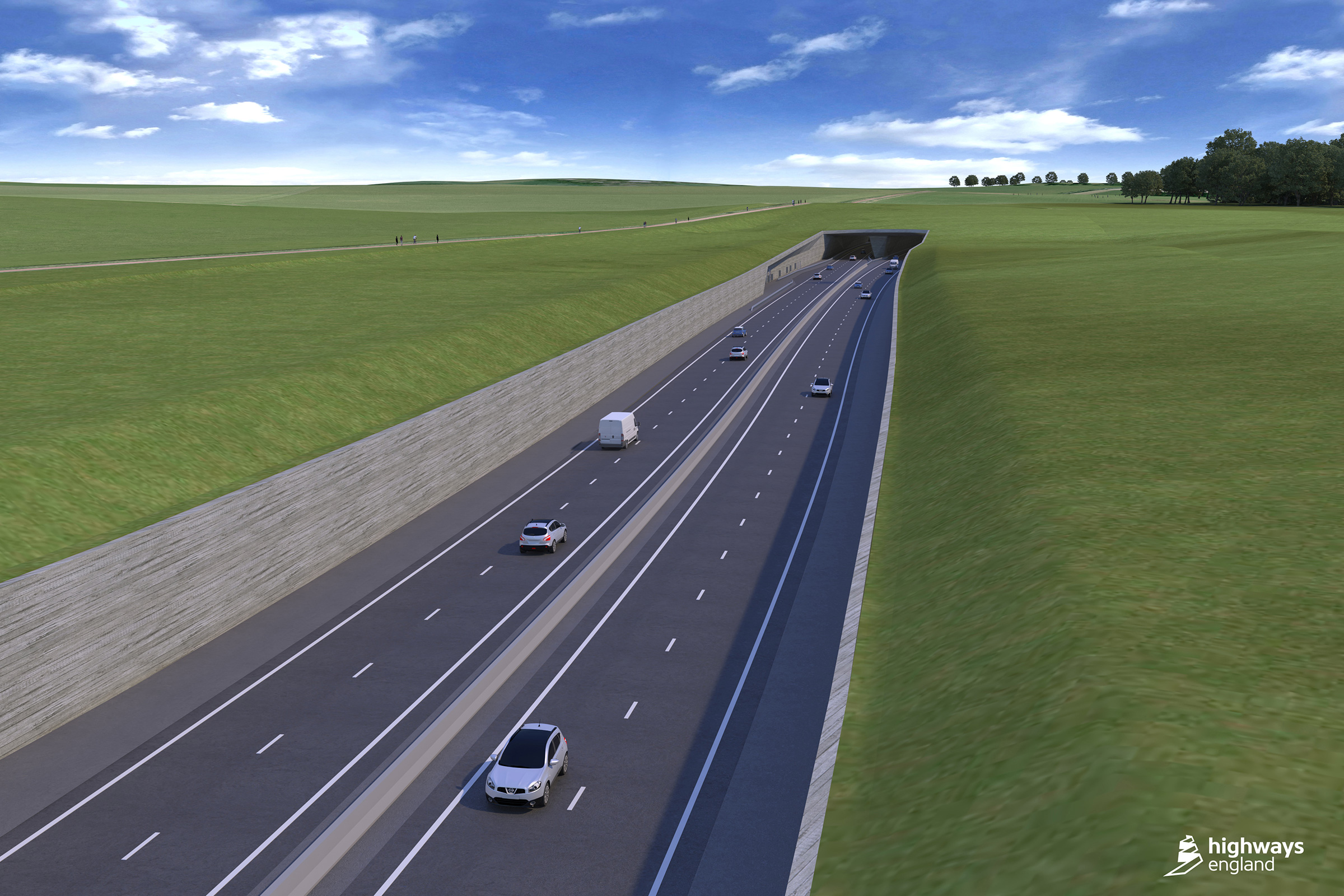 Stonehenge tunnel - banked option
