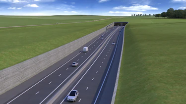 Stonehenge tunnel - banked option