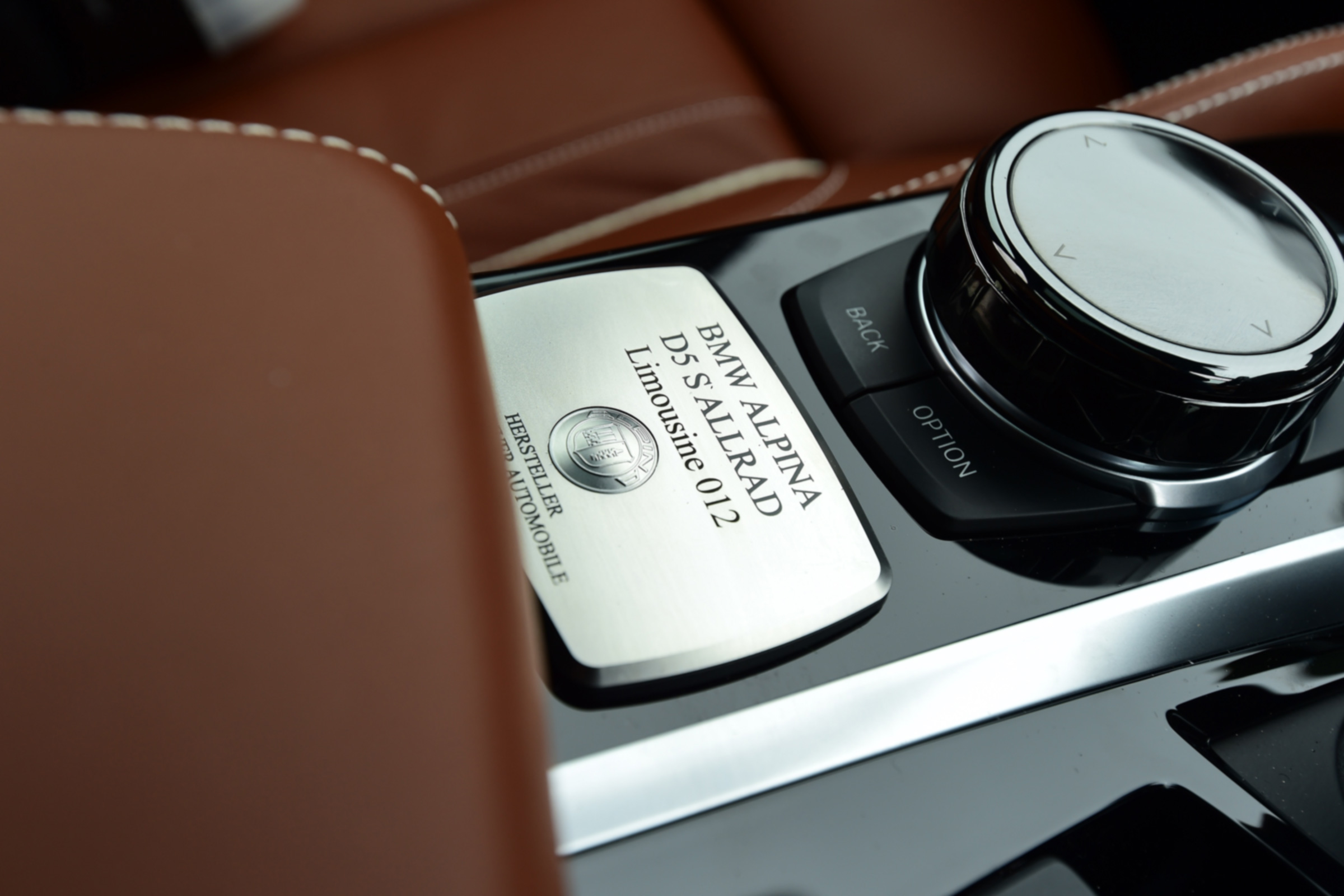Alpina D5 S plaque