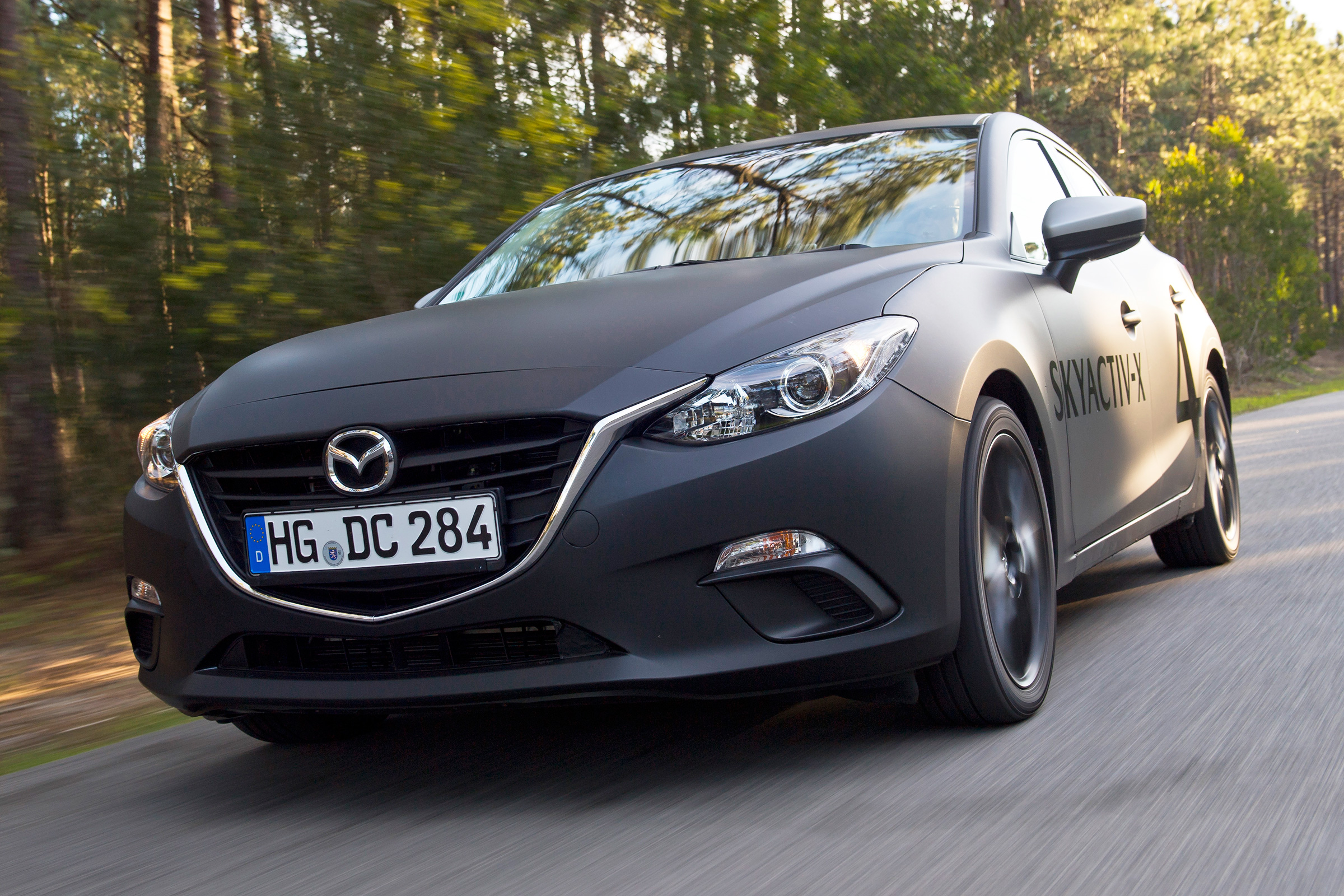 Mazda 3 Skyactiv-X prototype - front