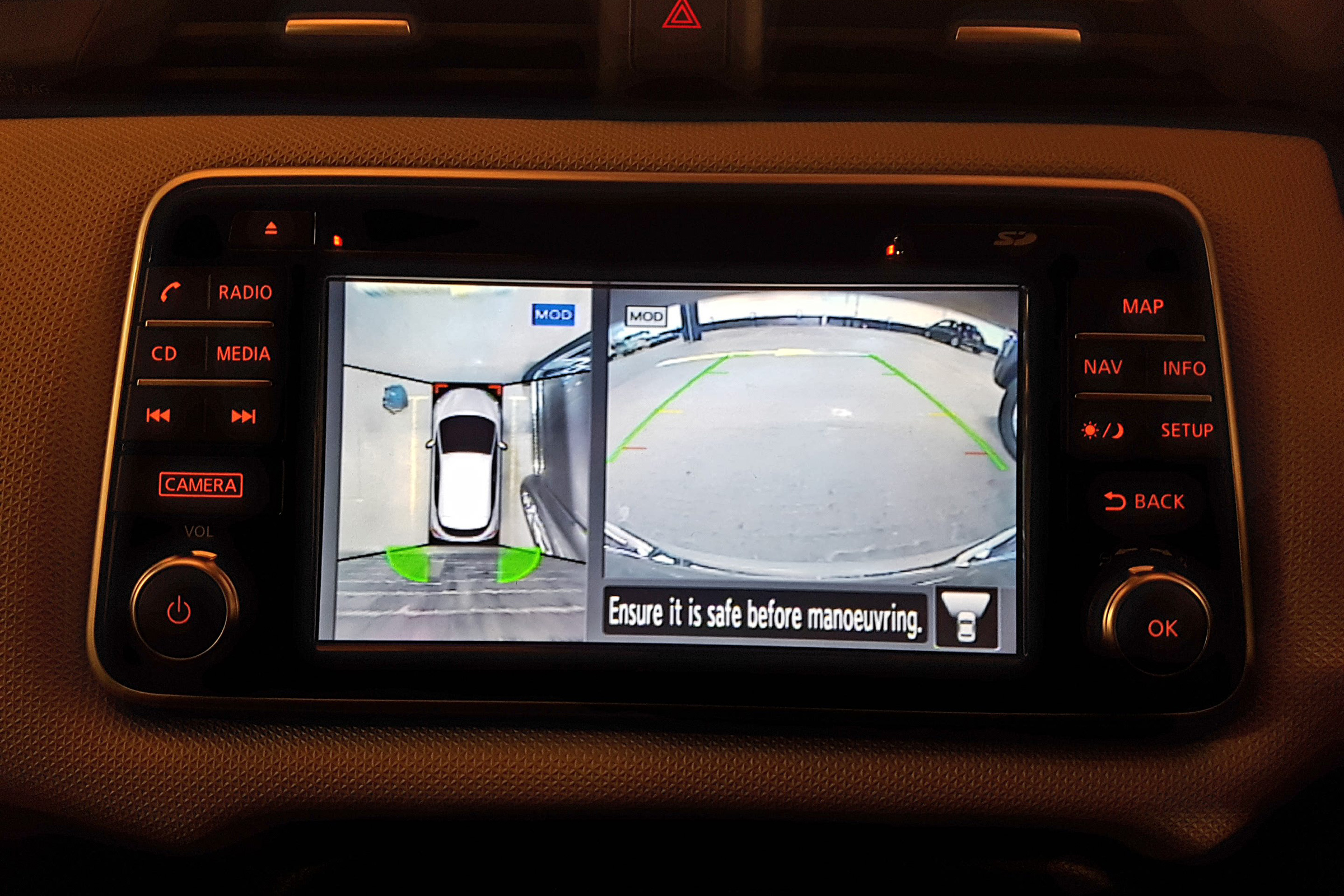 Nissan Micra long-term review - Around View Monitor