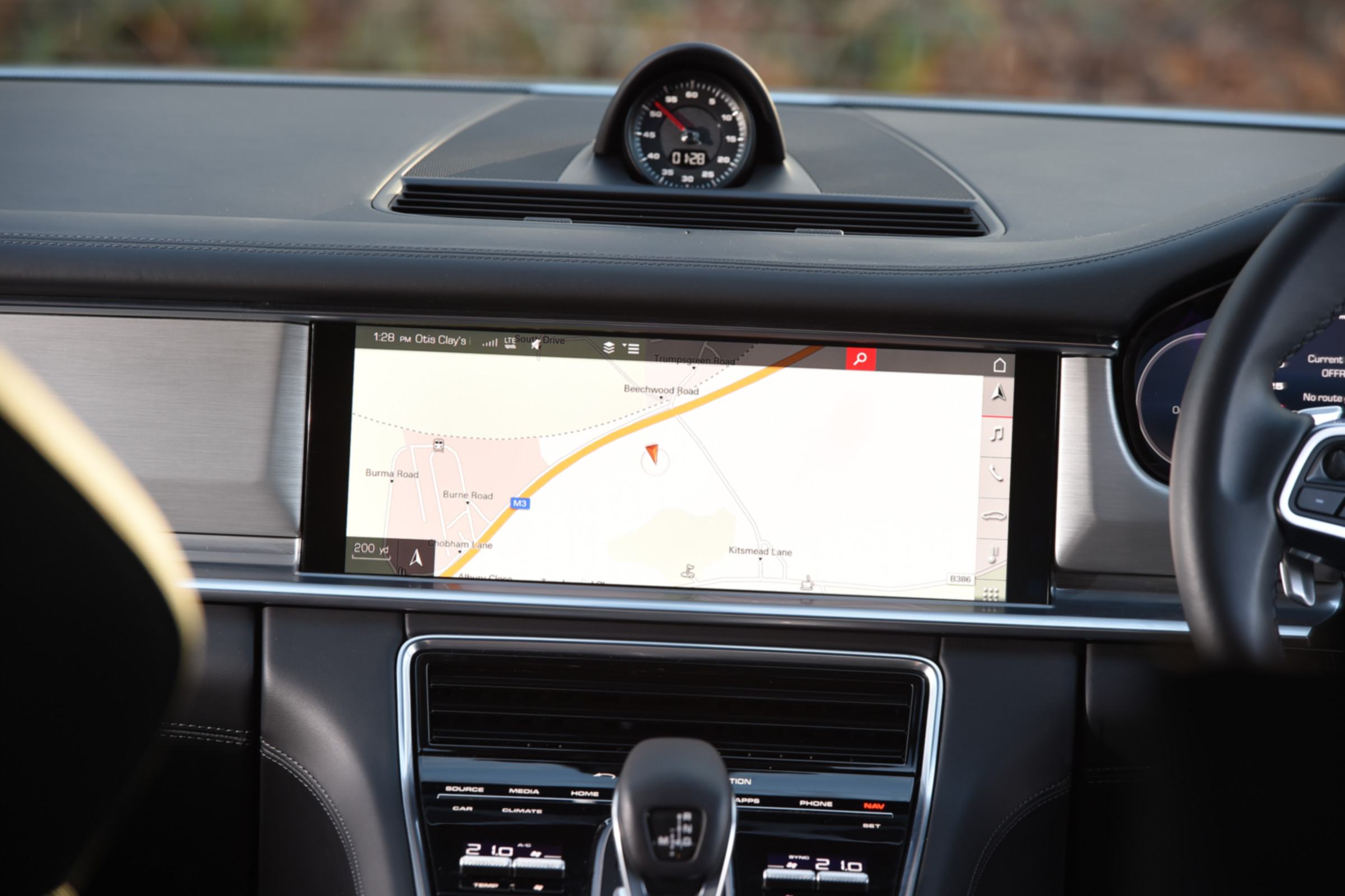Porsche Panamera Sport Turismo infotainment