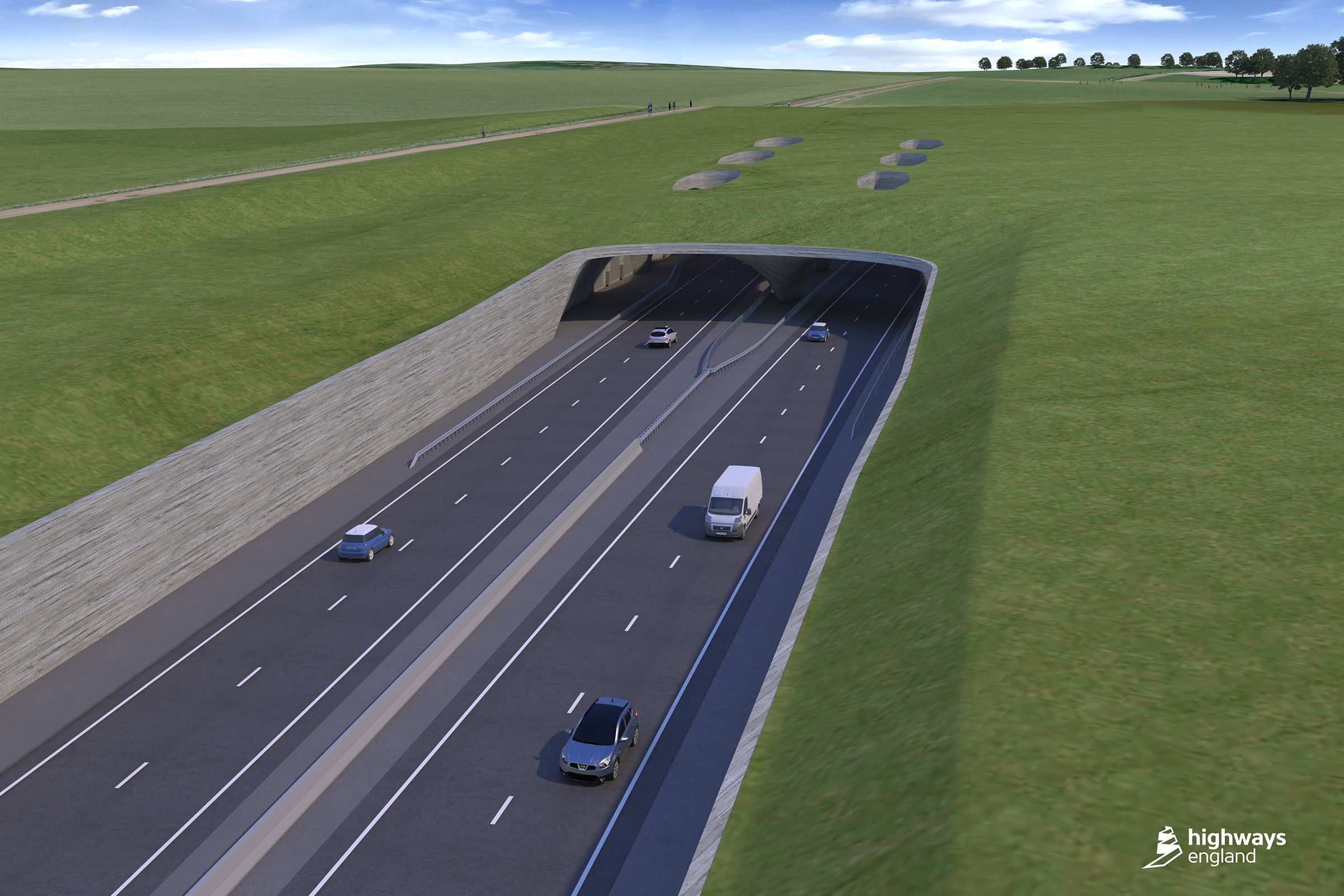 Stonehenge tunnel - tunnel exit proposal