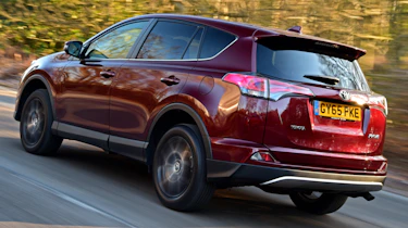 Toyota RAV4 red rear